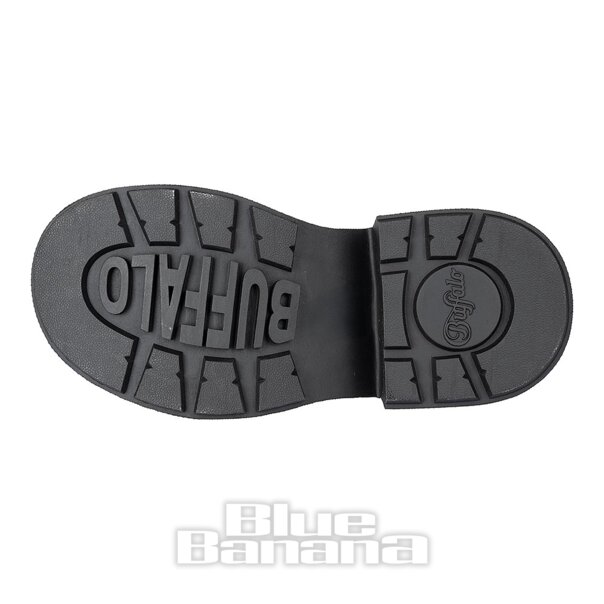 Chaussure végane Buffalo Vicious (noire) | Blue Banana Footwear