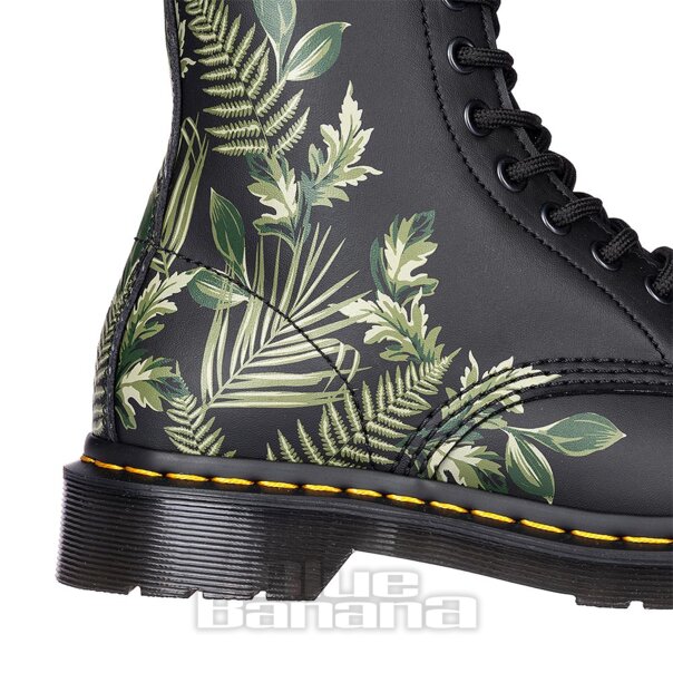 Dr Martens 1460 Evergreen Genix Boots (Black) | 1460 Boots