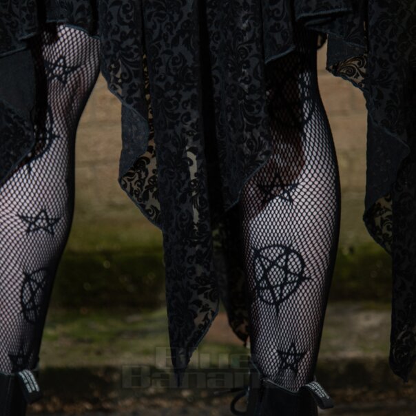 Jawbreaker Fazzoletto Abito Midi (Nero) | Blue Banana