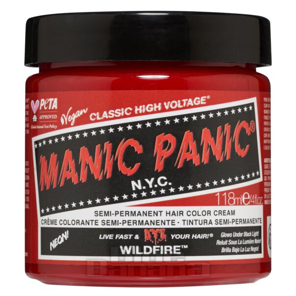 Manic Panic Classic Coloration Pour Cheveux Semi-Permanente 118ml (Rouge Feu Sauvage)