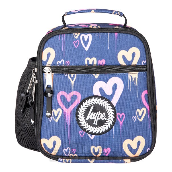 Hype Heart Drips Lunchbox Navy | School Bag