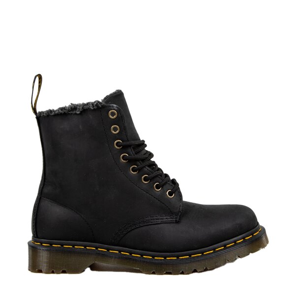 Dr Martens 1460 Pascal Wl Crazy Horse Boots (Black) | Alternative Footwear