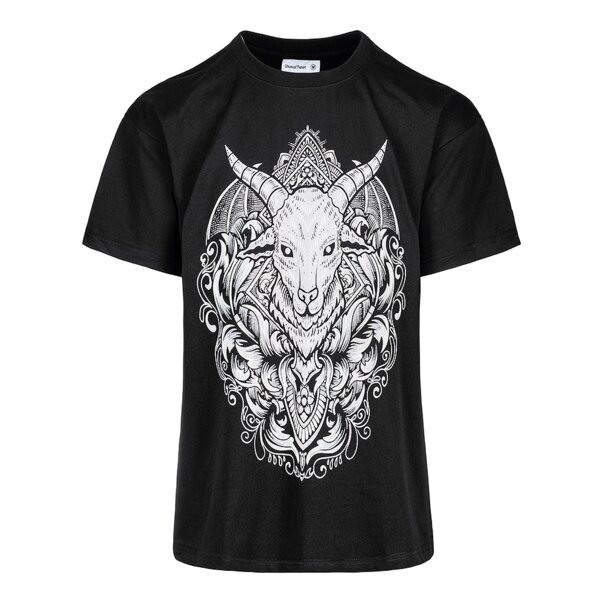 Blue Banana Ram T-Shirt (Schwarz) | Bedruckte T-Shirts