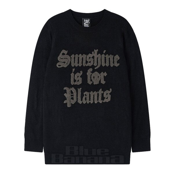 Killstar Sunshine Is For Plants Jumper (Black) | Gothic Fashion