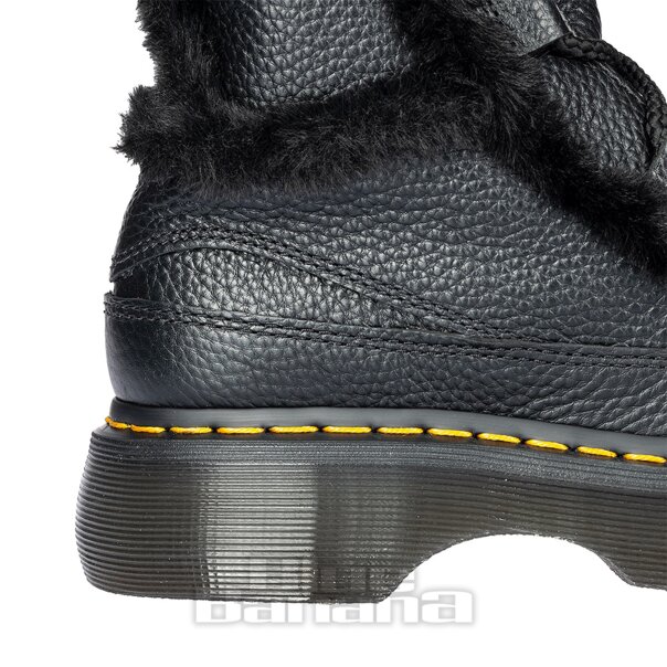 Dr Martens Buzz Kunstpelz Stiefel (Schwarz) | Blue Banana