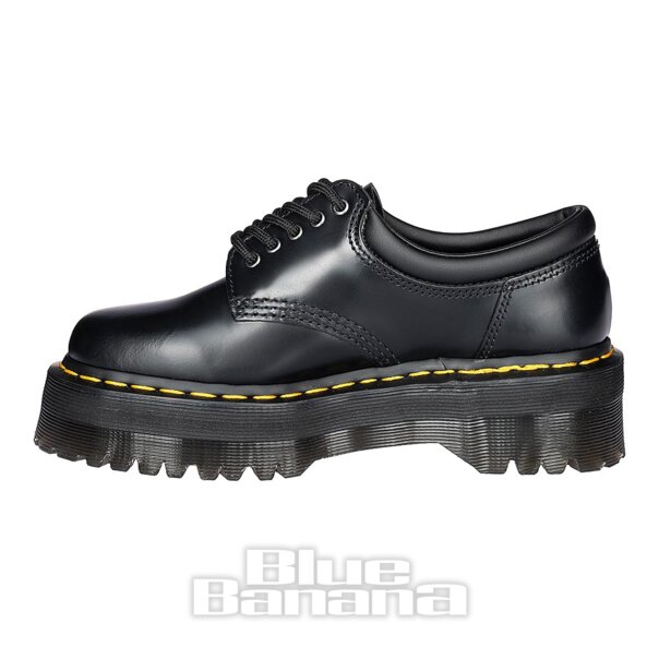 Dr Martens Quad 8053 Smooth Shoes (Black) | Dr Martens Boots