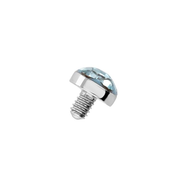 Blue Banana Titanium 3mm Microdermal Top (Aqua) | Piercing Jewellery Blue Banana