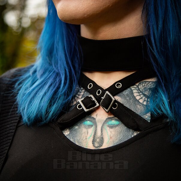 Killstar Nightbriar Harness Top (Black) | Blue Banana