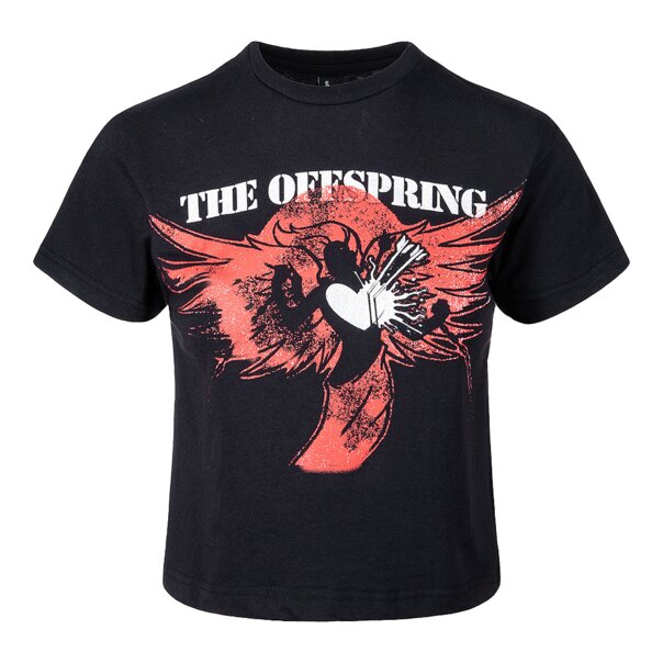 Camiseta corta The Offspring Arrow Heart (Negra) | Camisetas cortas de grupos musicales