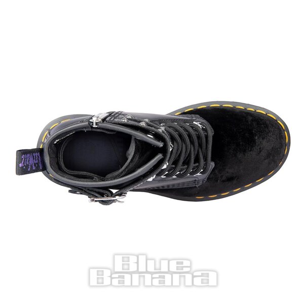 Dr Martens 1460 Wednesday Boots (Black Velvet) | Blue Banana