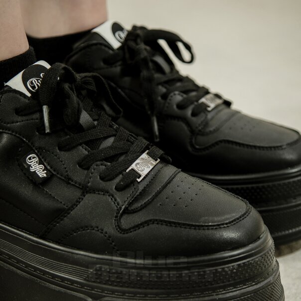 Buffalo Besu Trainer (Black) | Alternative Platform Shoes