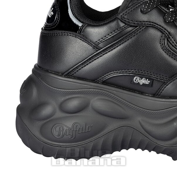 Baskets véganes Buffalo Blader (noires) | Blue Banana Footwear