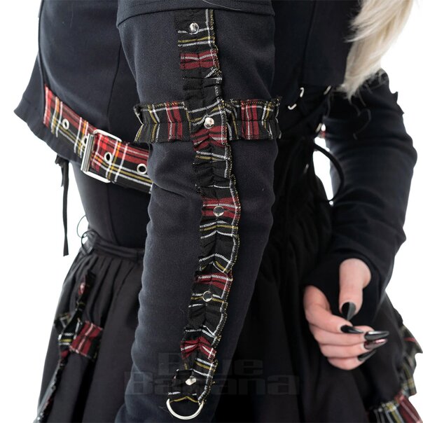 Heartless Graveyard Check Jacket (Black) | Alternative Clothing