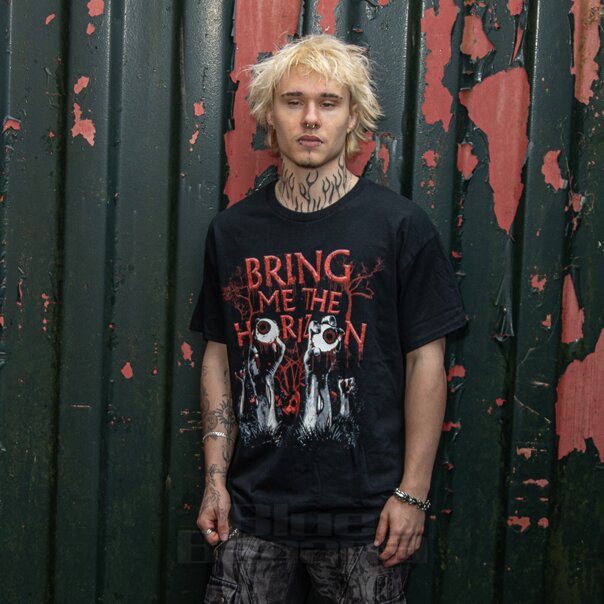 Bring Me The Horizon Yeux Officiels Du Cimetière T-Shirt (Noir) | Blue Banana