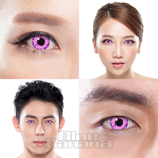 Pink Enchanted Farbige Kontaktlinsen (Tageslinsen) | Coloured Contacts