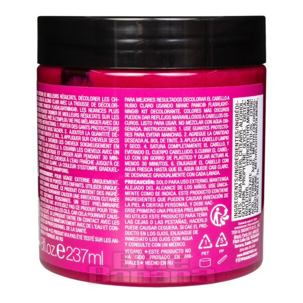 Manic Panic Tinte Para el Cabello con Fórmula Clásica en Crema de Alto Voltaje de 8 oz (Rosa Intenso)