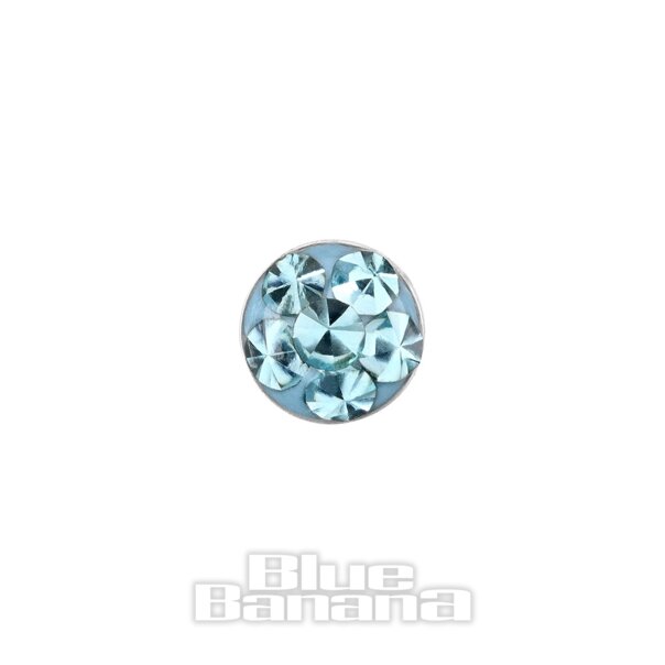 Blue Banana 3 Mm Parte Superiore Microdermica (Acqua)| Body Piercing Jewellery