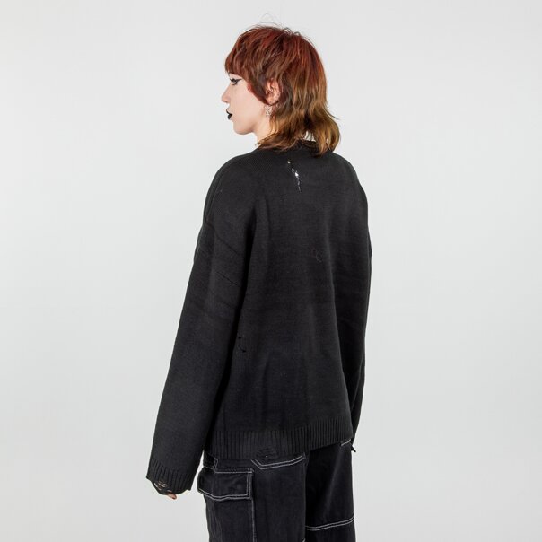 The Ragged Priest Everlasting Jumper (Black & White) | Alternative Autumn Clothing