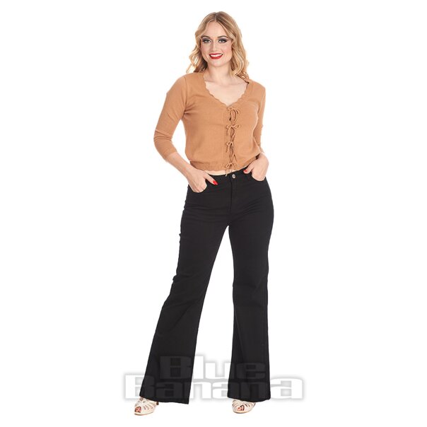 Pantalon Noir Banned | Vêtements Alternatifs