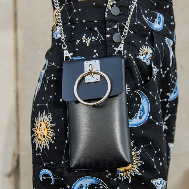 Blue Banana Anello In Similpelle Borsa (Nero) | Blue Banana