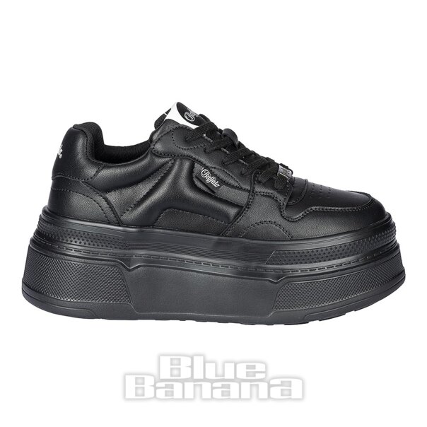 Buffalo Besu Sneaker (Schwarz) | Alternative Plateauschuhe