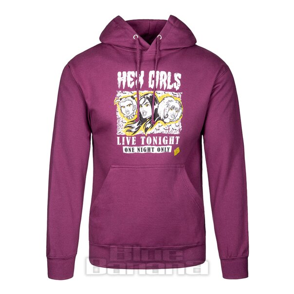 Hex Girls Poster Art Hoodie (Purple) | Blue Banana