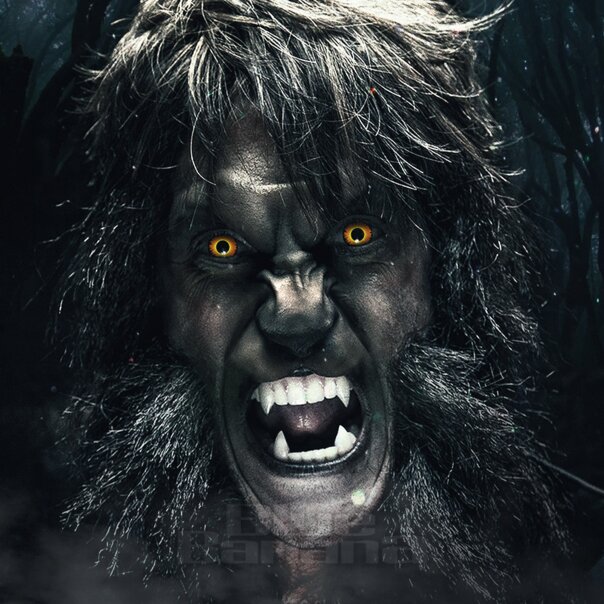 Werwolf Feuer Farbige Kontaktlinsen mit Sehstärke