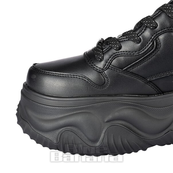 Baskets véganes Buffalo Blader (noires) | Blue Banana Footwear