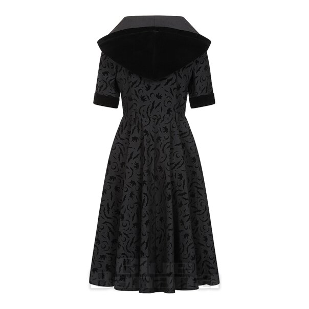 Banned Halloween Night Tara Midi Dress (Black) | Blue Banana