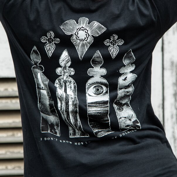 Bad Omens Stained Glass T-Shirt (Carbon) | Official Band Merch