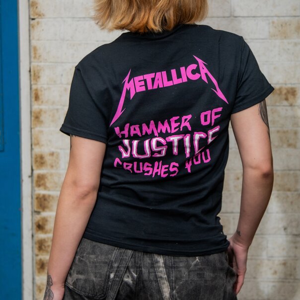 Official Metallica Damage Hammer T Shirt (Black) | Official Band Merchandise UK