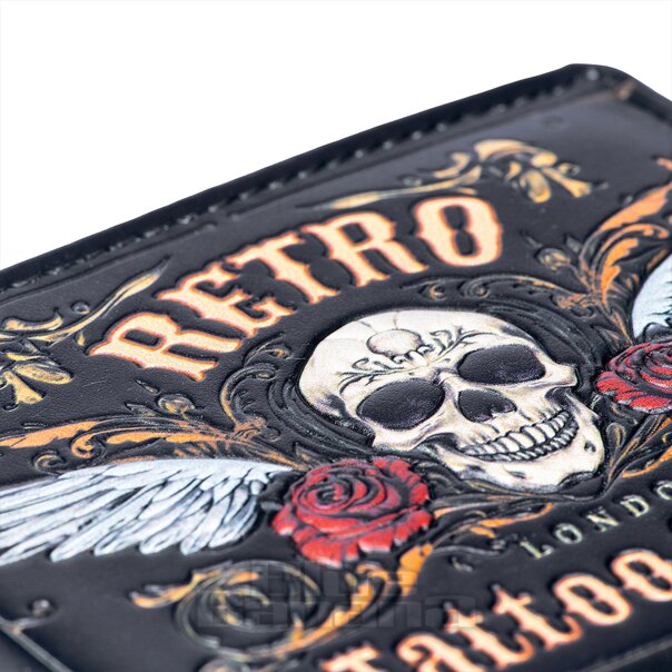 Nemesis Now Retro Tattoo Studio Geldbörse (Schwarz) | Blue Banana