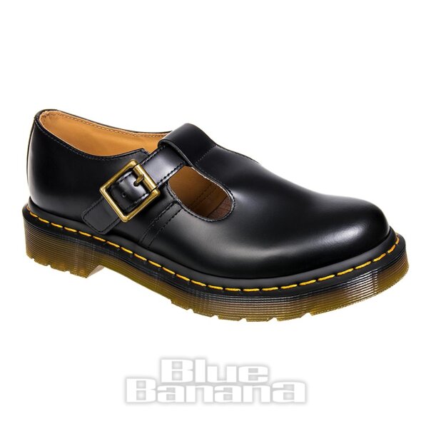 Dr Martens Smooth Polley Mary Jane Shoes | Leather Doc Martens