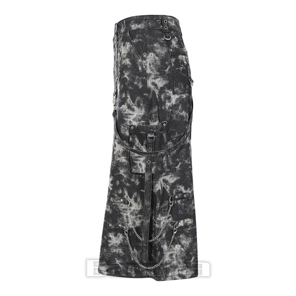 Banned Eris Camo Skirt (Grau) | Blue Banana