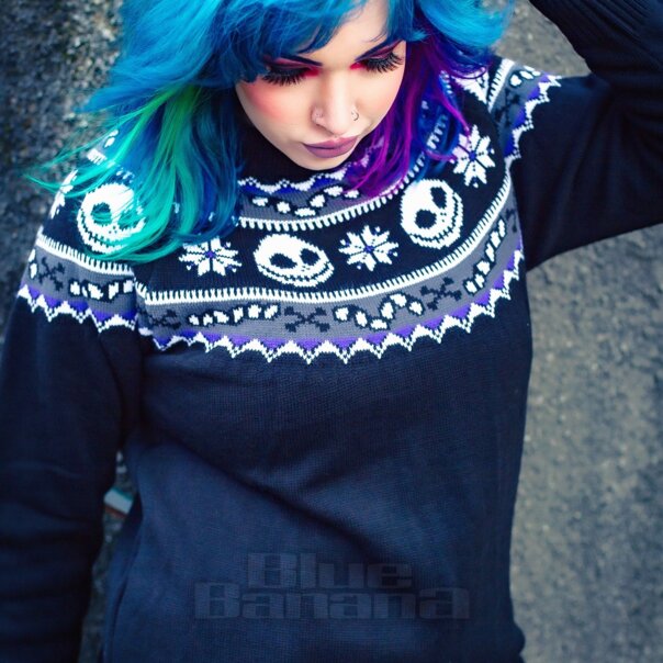 Nightmare Before Christmas Jack Knit Jumper | NBX Sweater