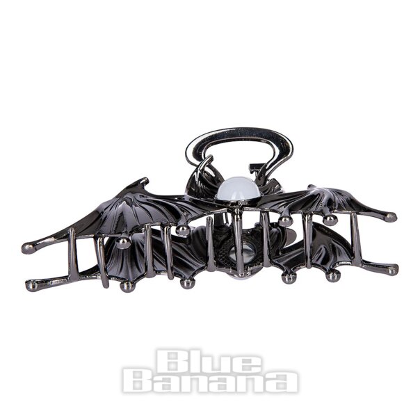 Bat & Stone Hair Clip (Black) | Blue Banana
