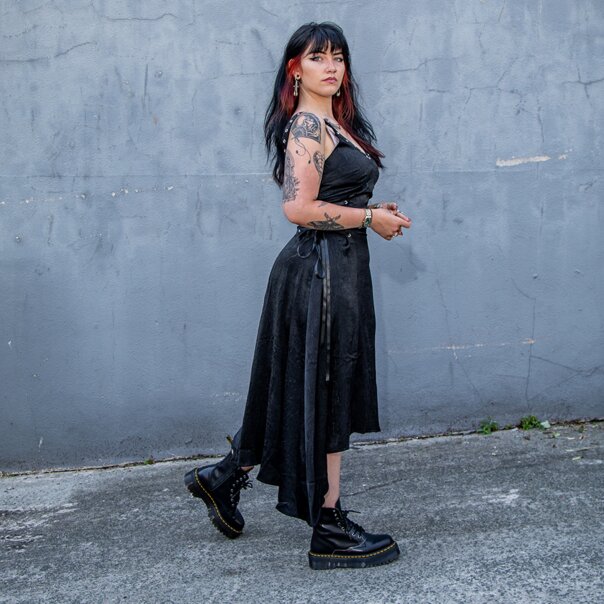 Banned Lunar Veil Dress (Black) | Alternative Fashion, Goth Clothing