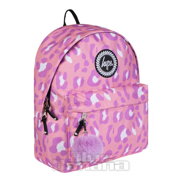 Hype Tone Leopard Backpack Colourful School Bags