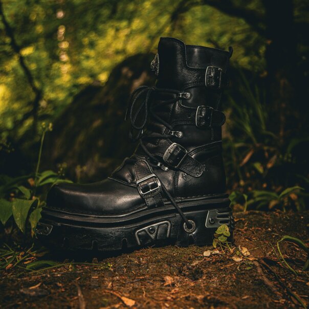 New Rock M-373-S4 Reactor Core Stiefel Schwarz | Gothic New Rock Schuhe