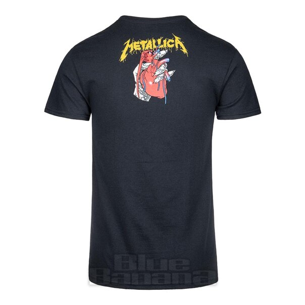 Metallica Heart Explosive T-Shirt (Black) | Blue Banana