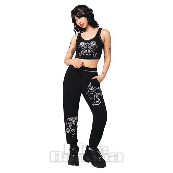Hell Bunny Venom Joggers (Black) | Blue Banana