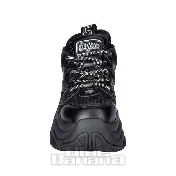 Baskets véganes Buffalo Prowler One (noires) | Blue Banana Footwear