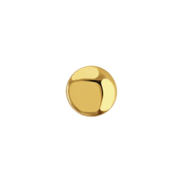 Blue Banana 3Mm Mikrodermales Oberteil (Gold)| Body Piercing Jewellery