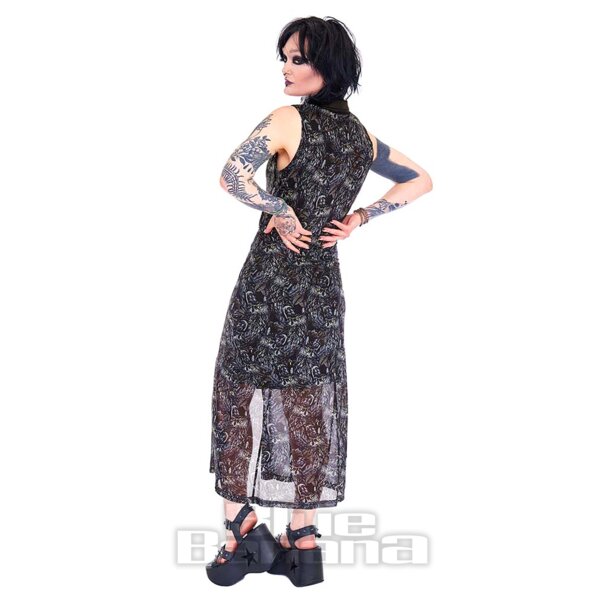 Jawbreaker Maxi Oiseau De Nuit Robe (Noir) | Blue Banana