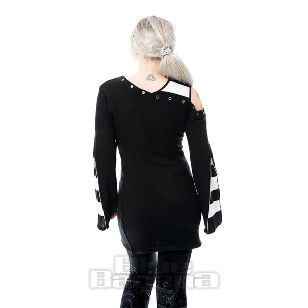 Heartless Vonda Top (Schwarz/Weiß) | Blue Banana