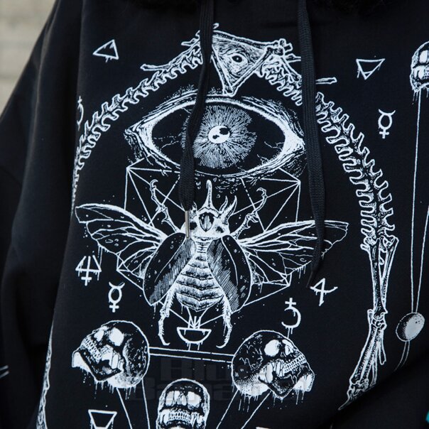 Jawbreaker Vitriol Oversized Hoodie (Black) | Blue Banana