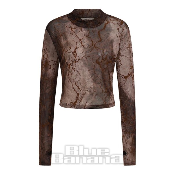 Banned Dysnomia Top (Braun) | Blue Banana