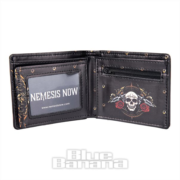 Nemesis Now Retro Tattoo Studio Geldbörse (Schwarz) | Blue Banana