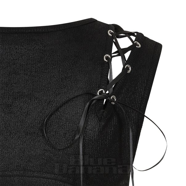 Banned Rogue Ribbon Top (Black) | Alternative Fashion, Goth Clothing