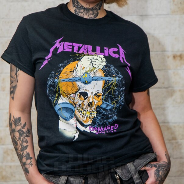 Official Metallica Damage Hammer T Shirt (Black) | Official Band Merchandise UK